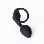 Anneau Pénien en Silicone avec Plug Anal Tease