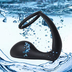 Anneau Pénien en Silicone avec Plug Anal Tease